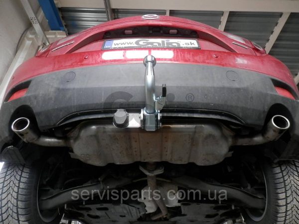 Оцинкований фаркоп на Mazda 3 BM хетчбек 2013-2018 - Зображення 10