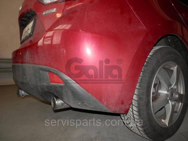 Оцинкований фаркоп на Mazda 3 BM хетчбек 2013-2018 Швидкознімний автомат на ручці - Зображення 5