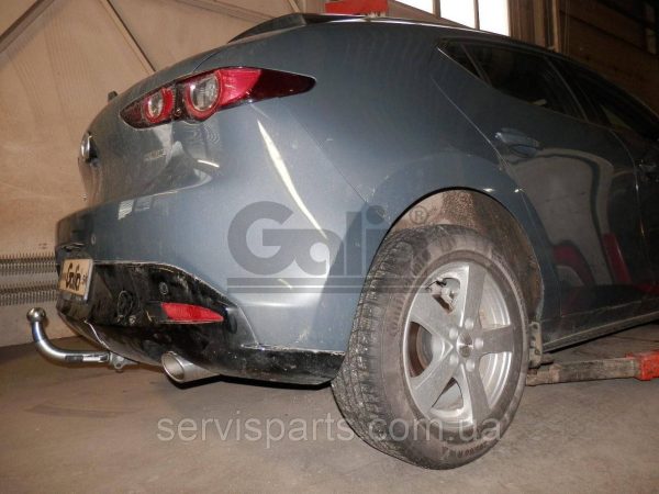 Оцинкований фаркоп на Mazda 3 хітчбек 2019- - Зображення 3