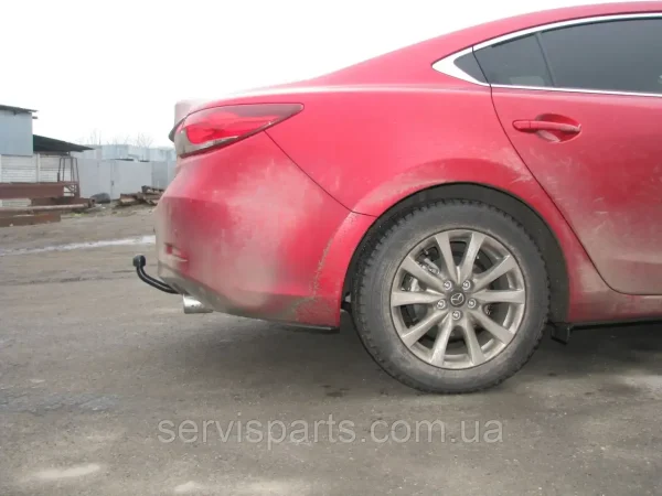 Український фаркоп на Mazda 6 2013- (седан та универсал) без зняття бампера - Зображення 3