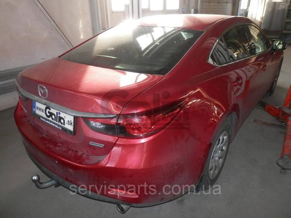 Оцинкований фаркоп на Mazda 6 2013 (седан і универсал) GJ GH