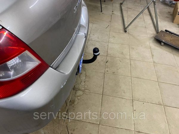 Польський фаркоп Renault Thalia Clio Symbol седан 1999-2013 без підрізання бампера - Зображення 2