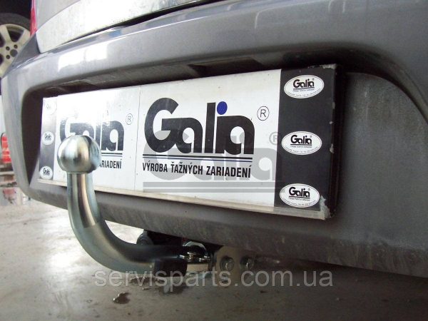 Оцинкований фаркоп на Renault Thalia (Clio Symbol седан) 1999-2013 без підрізу бампера Швидкознімний автомат на ручці - Зображення 5