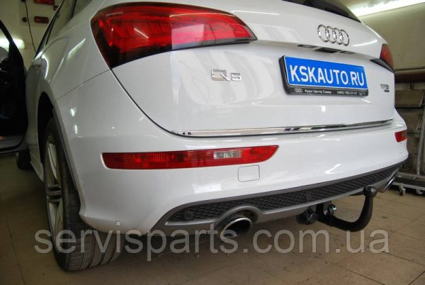 Фаркоп Audi Q5 (Ауді Q5) Швидкознімний вертикальний автомат на ключі - Зображення 9