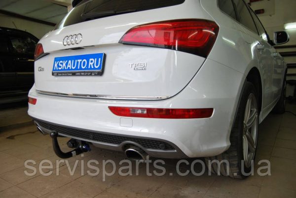Фаркоп Audi Q5 (Ауді Q5) Швидкознімний вертикальний автомат на ключі - Зображення 10