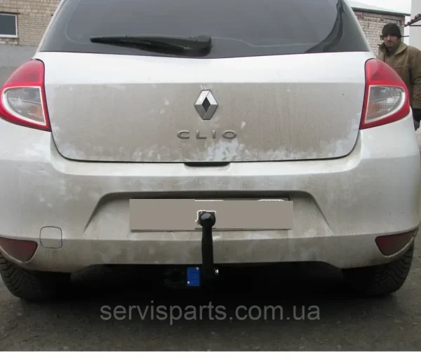 Знімний гак фаркоп на Renault Clio III 2005-2012 (Також 5дв.Турція) без підрізу бампера - Зображення 3