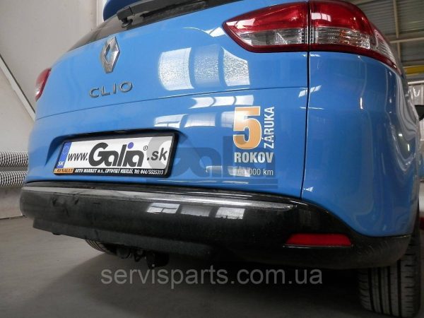 Оцинкований фаркоп на Ranault Clio 2008-2014- универсал (також Grandtour) Швидкознімний автомат на ручці