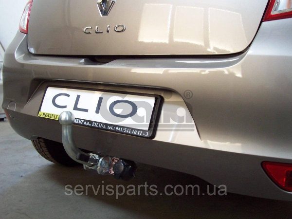 Оцинкований фаркоп на Renault Clio 2005-2019 хетчбек (3 та 4-е покоління) - Зображення 2