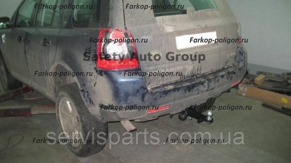 З'ємний фаркоп на Land Rover Freelander II 2007-2014 (Без підрізу бампера) - Зображення 7