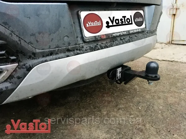 Знімний фаркоп на Chery Tiggo 8 2018- (Чері Тіго 8) Американська вставка під квадрат - Зображення 3