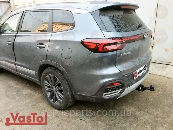 Знімний фаркоп на Chery Tiggo 8 2018- (Чері Тіго 8) Американська вставка під квадрат - Зображення 2