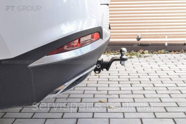 Знімний фаркоп на Chery Tiggo 7 T15 2016-2020 (Чері Тіго 7) Американська вставка під квадрат - Зображення 3