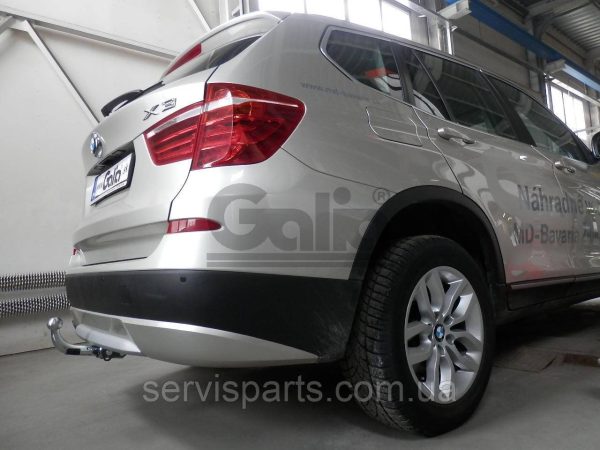 Оцинкований фаркоп на BMW X3 F25 2010-2017 без підрізу бампера - Зображення 10