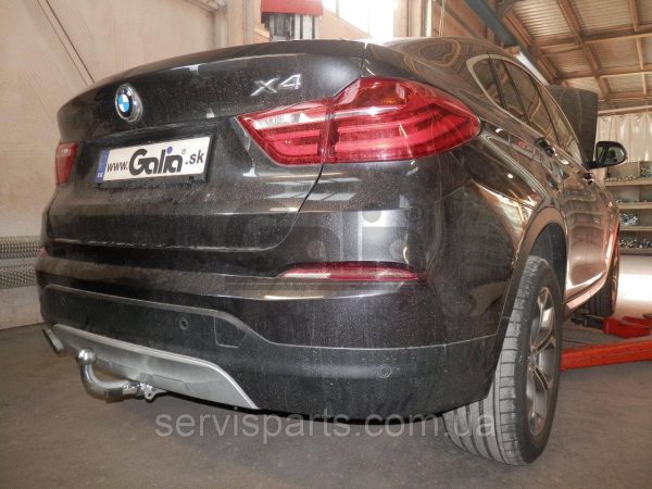 Оцинкований фаркоп на BMW X4 F26 2014-2018 без підрізання бампера - Зображення 4