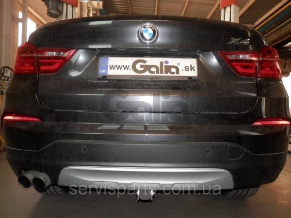 Оцинкований фаркоп на BMW X4 F26 2014-2018 без підрізу бампера Швидкознімний автомат на ручці - Зображення 2
