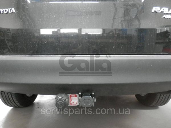 Оцинкований фаркоп на Toyota Rav4 IV 2013-2018 Швидкознімний автомат на ручці