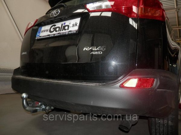 Оцинкований фаркоп на Toyota Rav4 IV 2013-2018 Швидкознімний автомат на ручці - Зображення 4