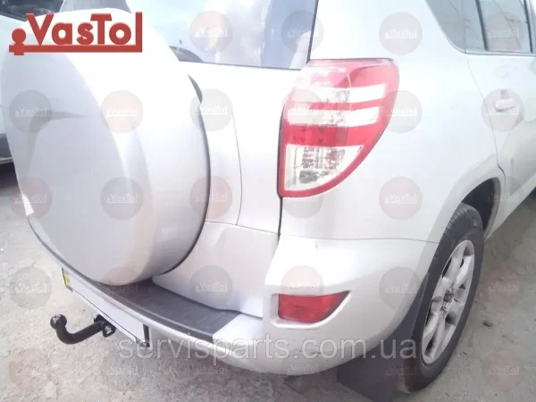 З'ємний фаркоп на Toyota Rav4 III 2006-2013 без підрізання бампера. - Зображення 2