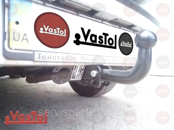 З'ємний фаркоп на Toyota Rav4 III 2006-2013 без підрізання бампера. - Зображення 4