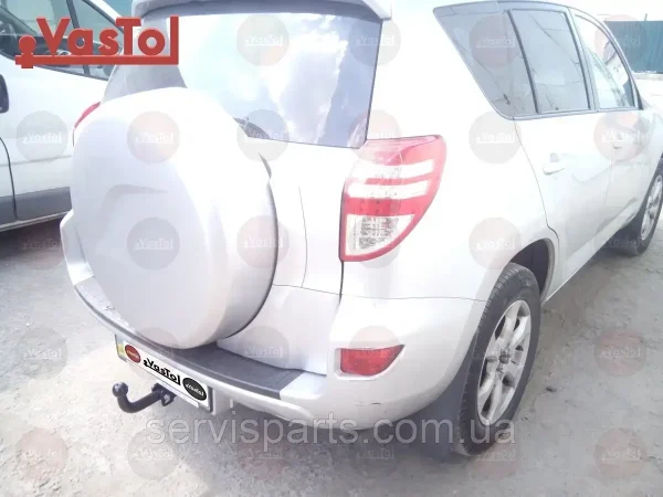 З'ємний фаркоп на Toyota Rav4 III 2006-2013 без підрізання бампера. - Зображення 5