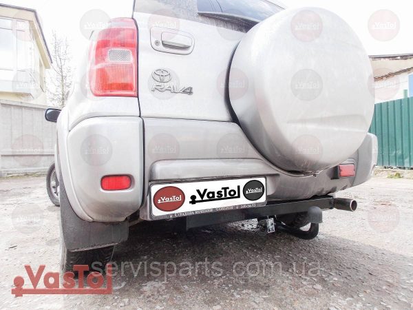 Знімний фаркоп на Toyota Rav 4 2000-2006 без підрізування бампера. - Зображення 9