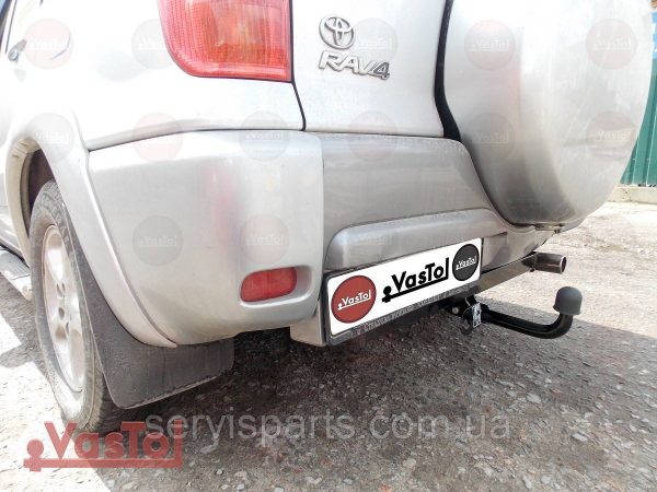 Знімний фаркоп на Toyota Rav 4 2000-2006 без підрізування бампера. - Зображення 5