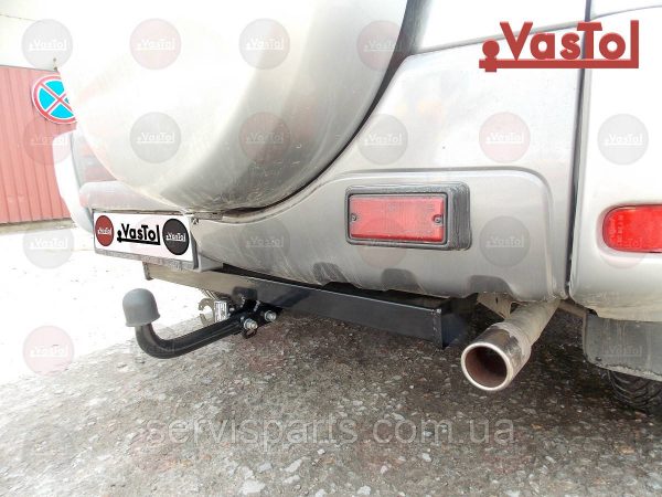 Знімний фаркоп на Toyota Rav 4 2000-2006 без підрізування бампера. - Зображення 6