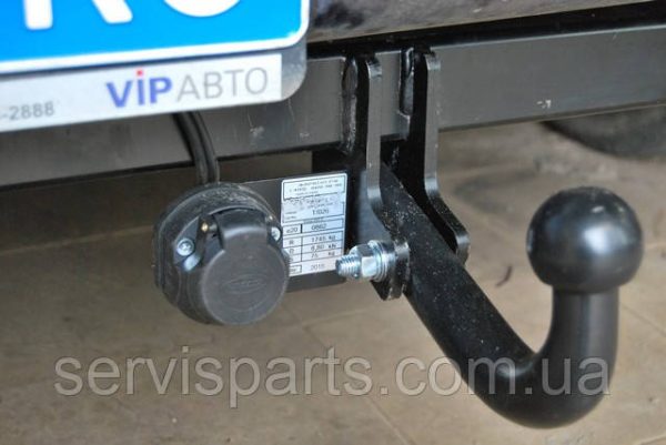 Польський фаркоп Toyota RAV4 II 2000-2006 (Тойота Рав 4) без підрізування бампера