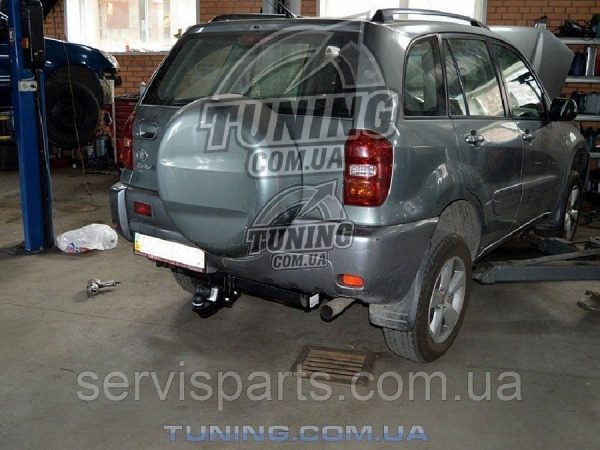 Польський фаркоп Toyota RAV4 II 2000-2006 (Тойота Рав 4) без підрізування бампера - Зображення 2