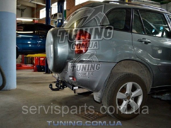 Польський фаркоп Toyota RAV4 II 2000-2006 (Тойота Рав 4) без підрізування бампера - Зображення 3