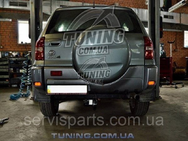 Польський фаркоп Toyota RAV4 II 2000-2006 (Тойота Рав 4) без підрізування бампера - Зображення 4