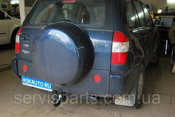 Польський фаркоп Toyota RAV4 II 2000-2006 (Тойота Рав 4) без підрізування бампера - Зображення 5