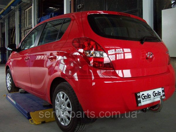Оцинкований фаркоп на Hyundai I20 2008-2014 (Хундай Ай20) без підрізання бампера