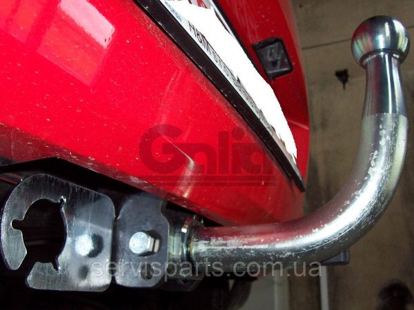 Оцинкований фаркоп на Hyundai I20 2008-2014 (Хундай Ай20) без підрізання бампера - Зображення 3