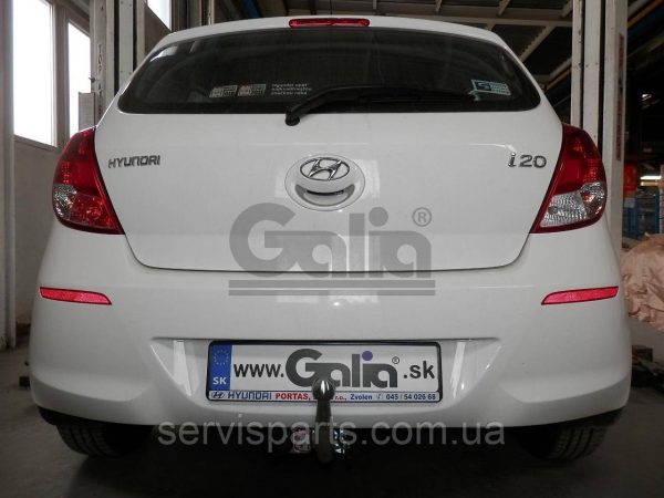 Оцинкований фаркоп на Hyundai I20 2008-2014 (Хундай Ай20) без підрізання бампера - Зображення 4