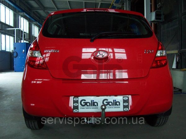 Оцинкований фаркоп на Hyundai I20 2008-2014 (Хундай Ай20) без підрізання бампера - Зображення 6
