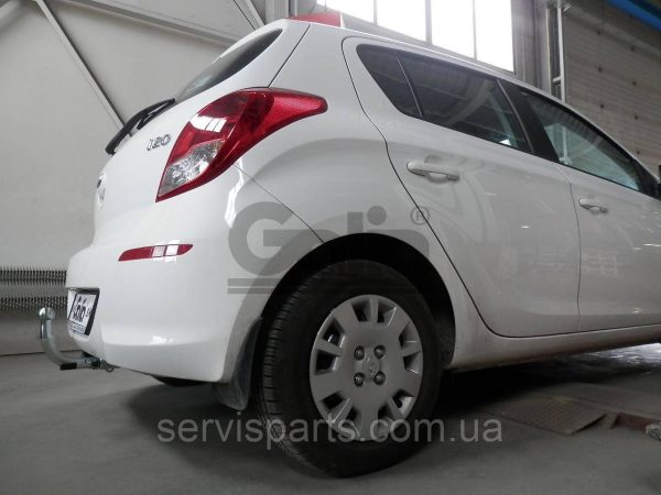 Оцинкований фаркоп на Hyundai I20 2008-2014 (Хундай Ай20) без підрізання бампера - Зображення 8