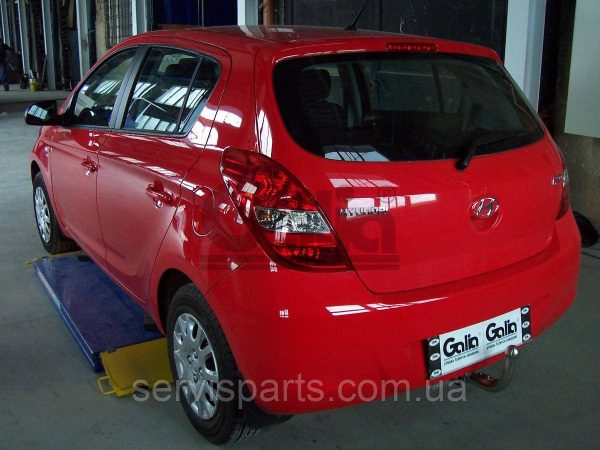 Оцинкований фаркоп на Hyundai I20 2008-2014 (Хундай Ай20) без підрізання бампера - Зображення 10