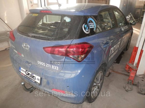 Оцинкований фаркоп на Hyundai I20 2014-2020 (Хундай Ай20) - Зображення 5