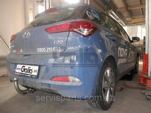 Оцинкований фаркоп на Hyundai I20 2014-2020 (Хундай Ай20) - Зображення 6