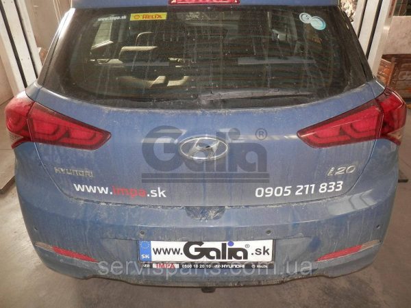 Оцинкований фаркоп на Hyundai I20 2014-2020 (Хундай Ай20) Швидкознімний автомат на ручці - Зображення 4