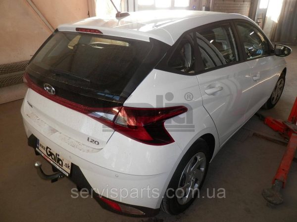 Оцинкований фаркоп на Hyundai I20 2020- (Хундай Ай20) - Зображення 3