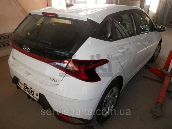 Оцинкований фаркоп на Hyundai I20 2020- (Хундай Ай20) Швидкознімний автомат на ручці - Зображення 4