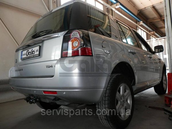 Оцинкований фаркоп на Land Rover Freelander II 2007-2014 Швидкознімний автомат на ручці