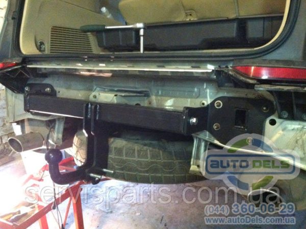 Знімний гак фаркоп на Subaru Tribeca 2005-2014 (Субару Трібека) без підрізу бампера - Зображення 5