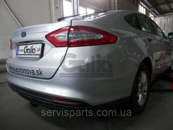 Оцинкований фаркоп для Ford Mondeo 2014- (Форд Мондео) Fusion USA Швидкознімний автомат на ручці