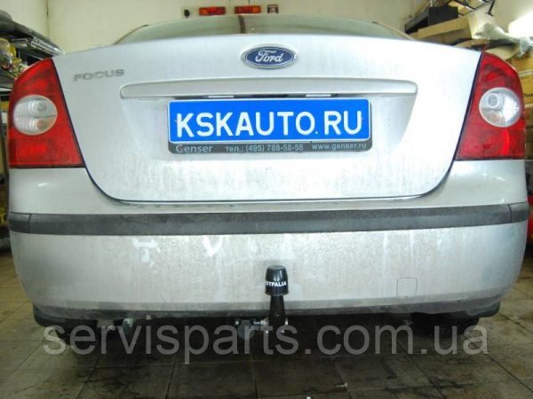 Польський фаркоп Ford Focus II 2003-2011 (кузов седан) без підрізання бампера - Зображення 3