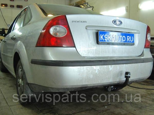 Польський фаркоп Ford Focus II 2003-2011 (кузов седан) без підрізання бампера - Зображення 5