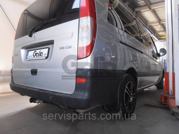 Оцинкований фаркоп Mercedes Vito Viano W639 2003-2014 (Мерседес Вто 639) Швидкознімний автомат на ручці - Зображення 3