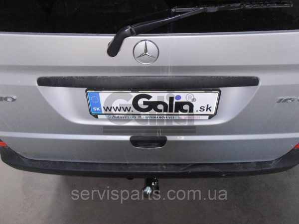 Оцинкований фаркоп Mercedes Vito Viano W639 2003-2014 (Мерседес Вто 639) Швидкознімний автомат на ручці - Зображення 4
